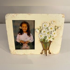 Floral Decorated Hand painted Picture Frame